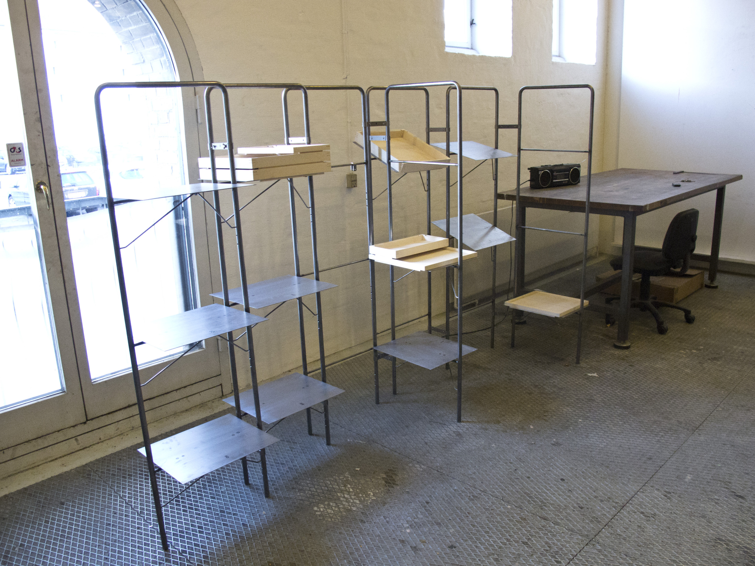 Alvilde Holm: Displaymøbel til Stockholm Furniture Fair 2017