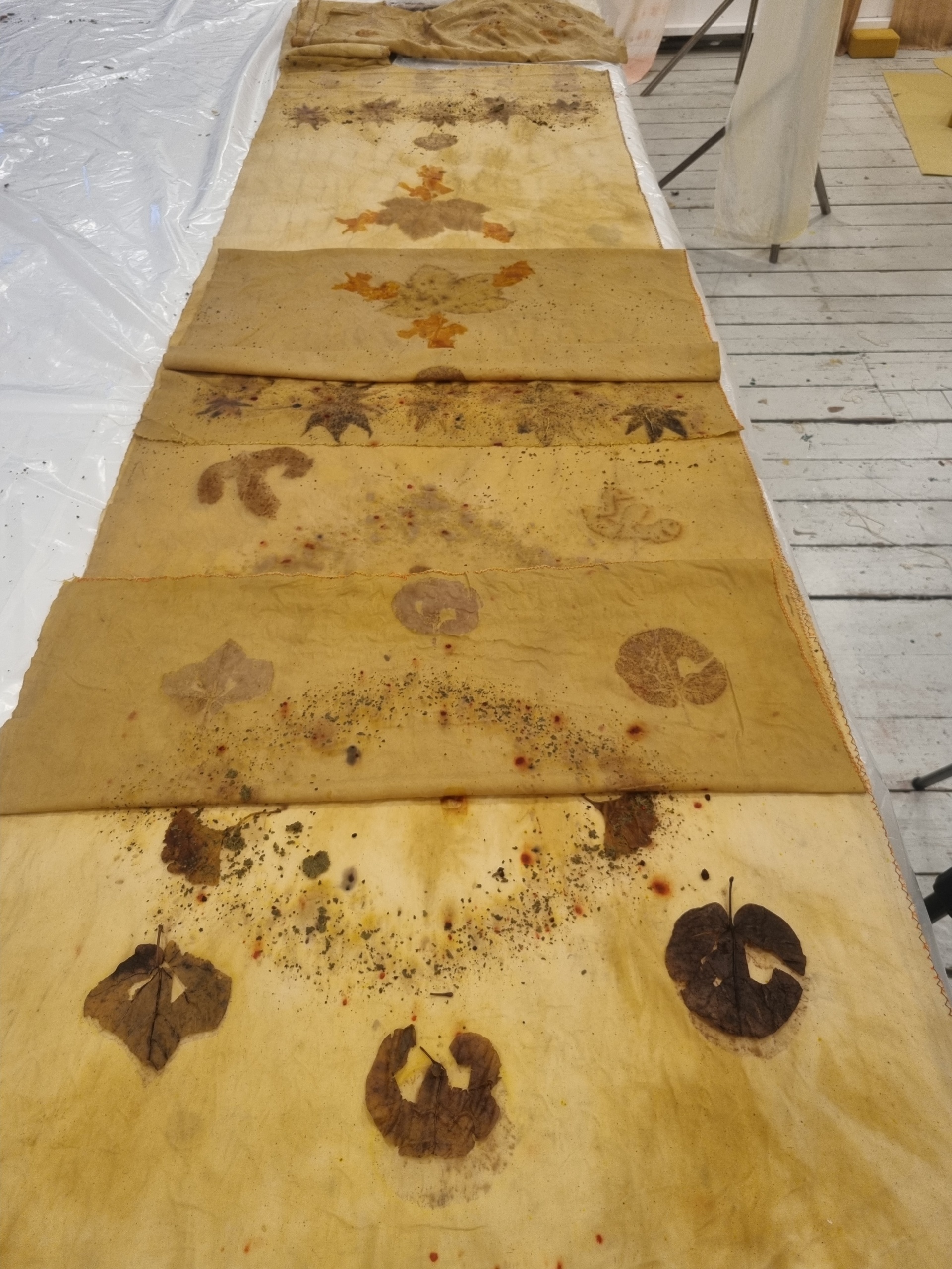 Nanna Lysholt Hansen: Eco-Print-Experiments